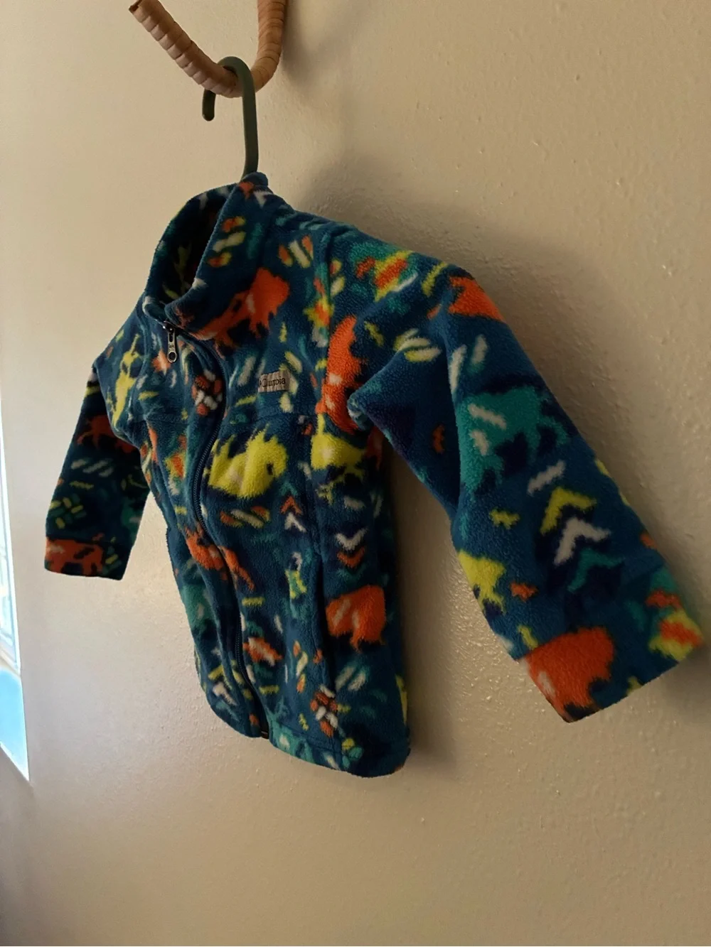 Columbia Kids' Navy Multicolor Fleece Jacket